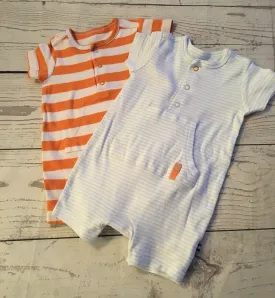 0-3 Months Rompers x2