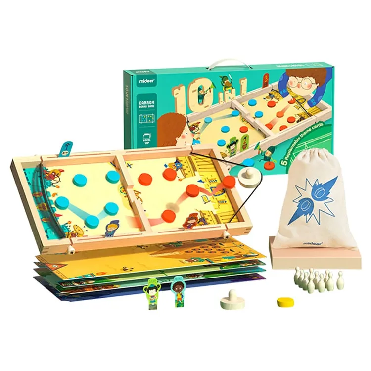 10 in 1 Carrom Board Game