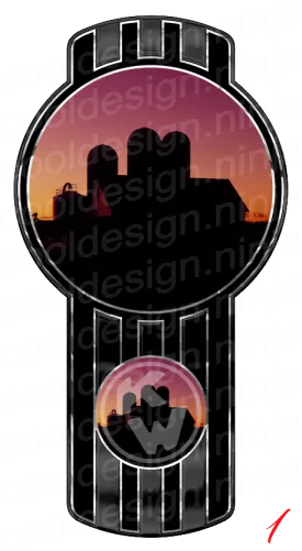 3-Pack Dairy Farm Kenworth Emblems Skins