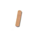 3/8" x 1.5" Plastic Adhesive Bandage JR - Case