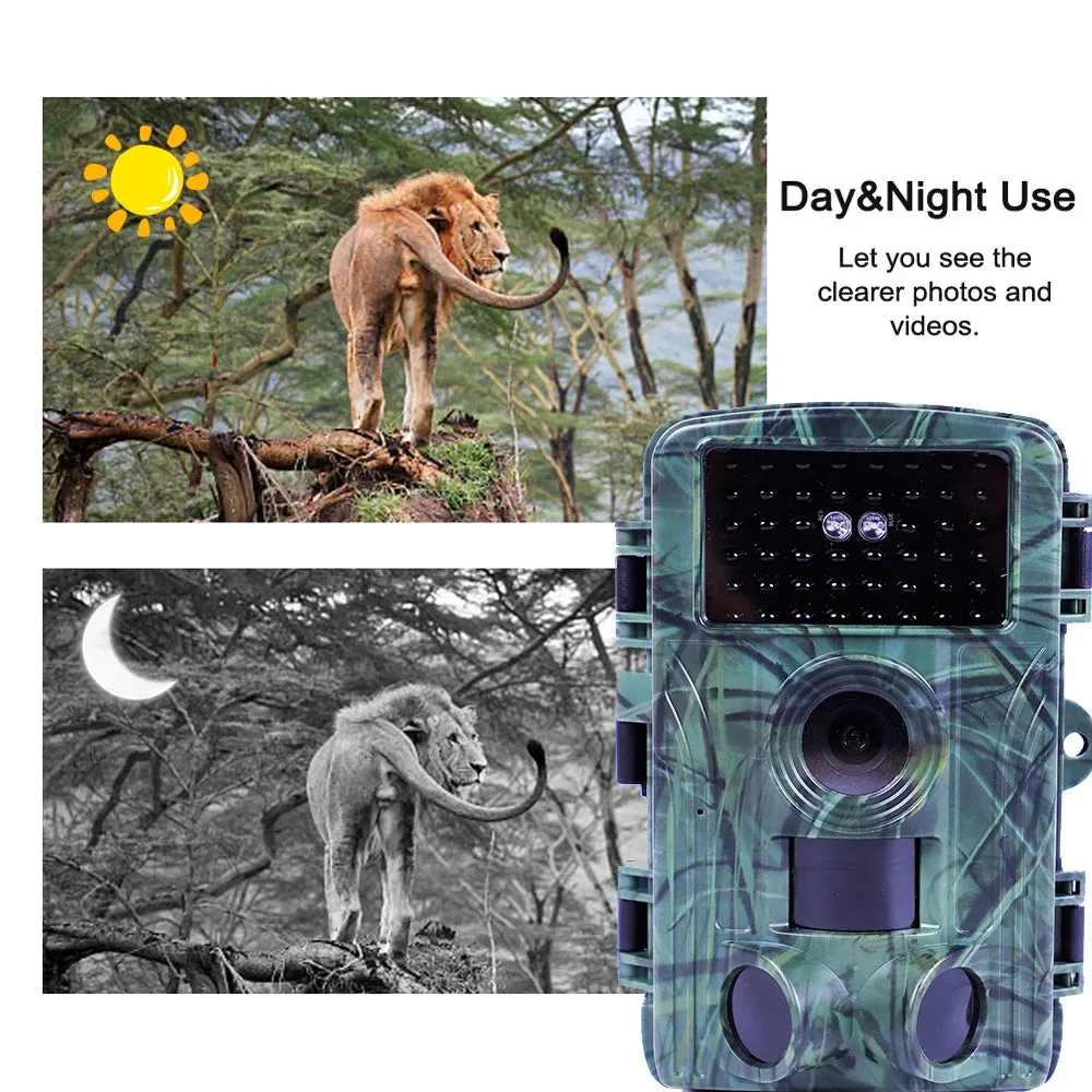 4K Video Hunting Shooting Wildlife Trail Camera Waterproof 60MP 30MP WIFI Live Stream Night Vision Outdoor  Photo Trap Camera