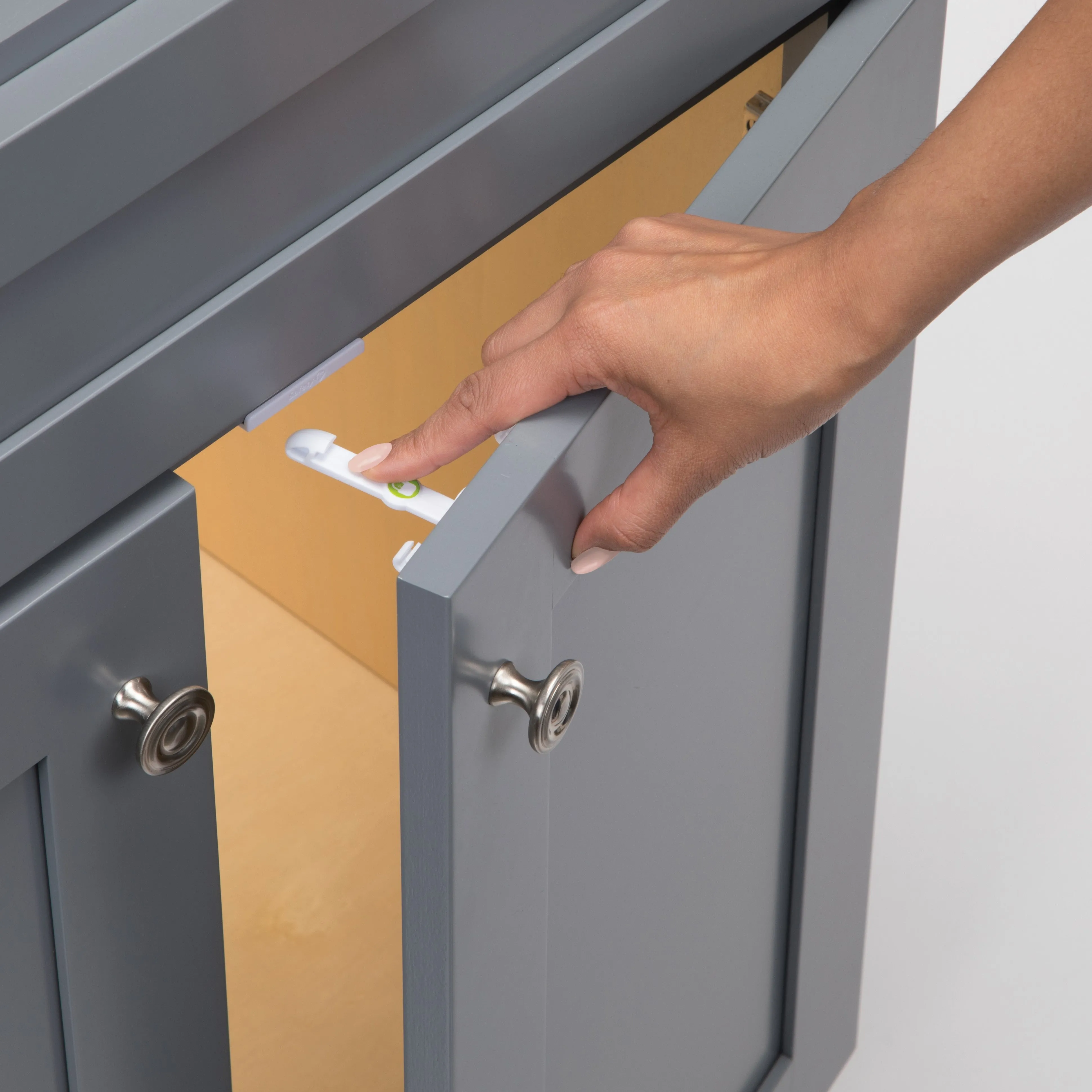 Adhesive Cabinet Latch (8 Pack)