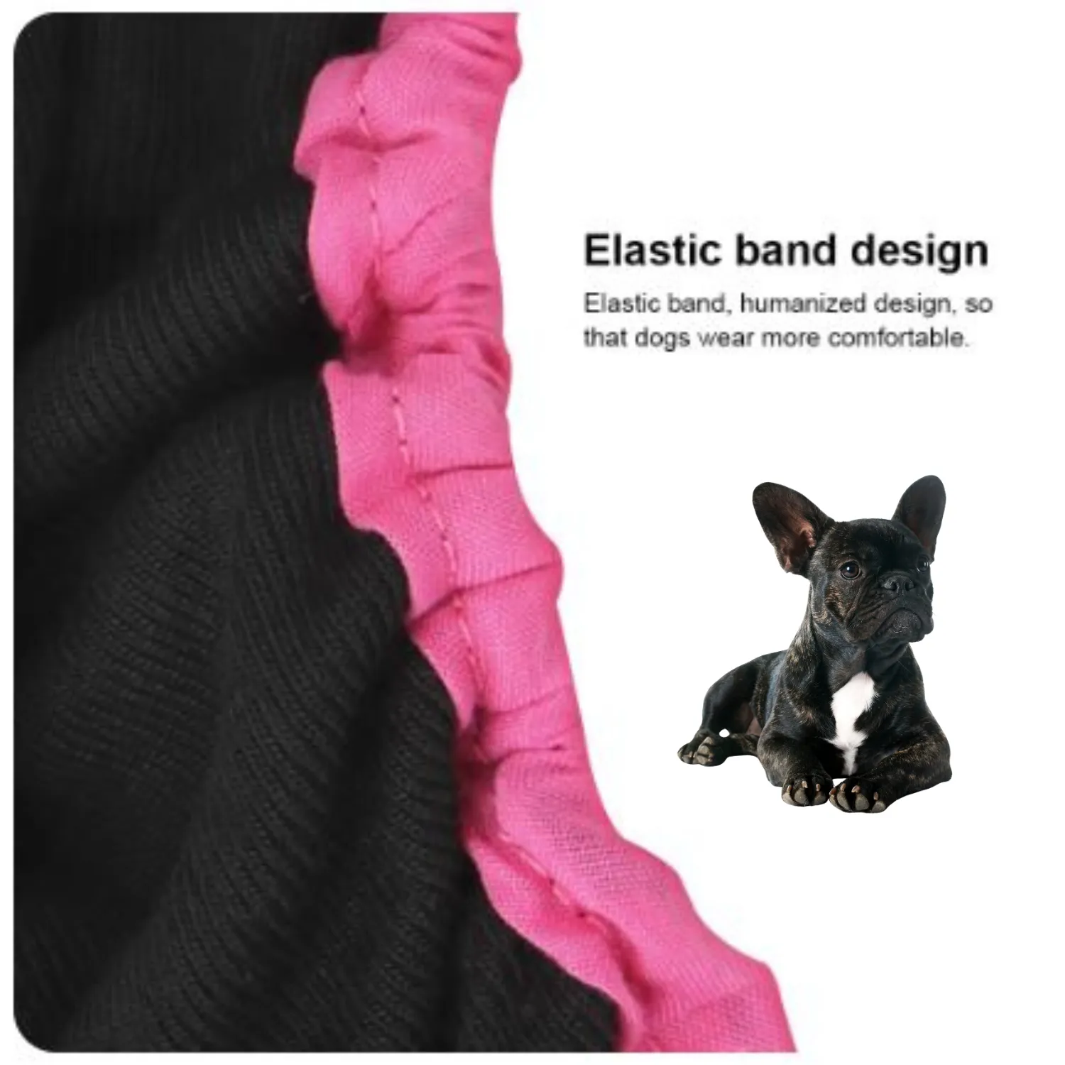 Adjustable French Bulldog Shorts Diaper