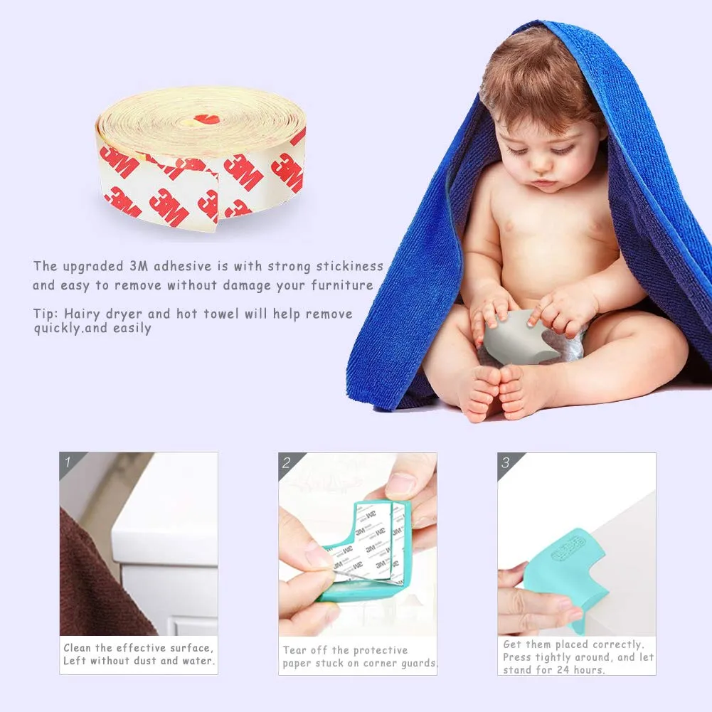 Angloria: Silicone Corner Guards - BPA Free with Food-Grade Material