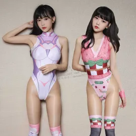 Anime-Inspired Bodysuit Cosplay Set