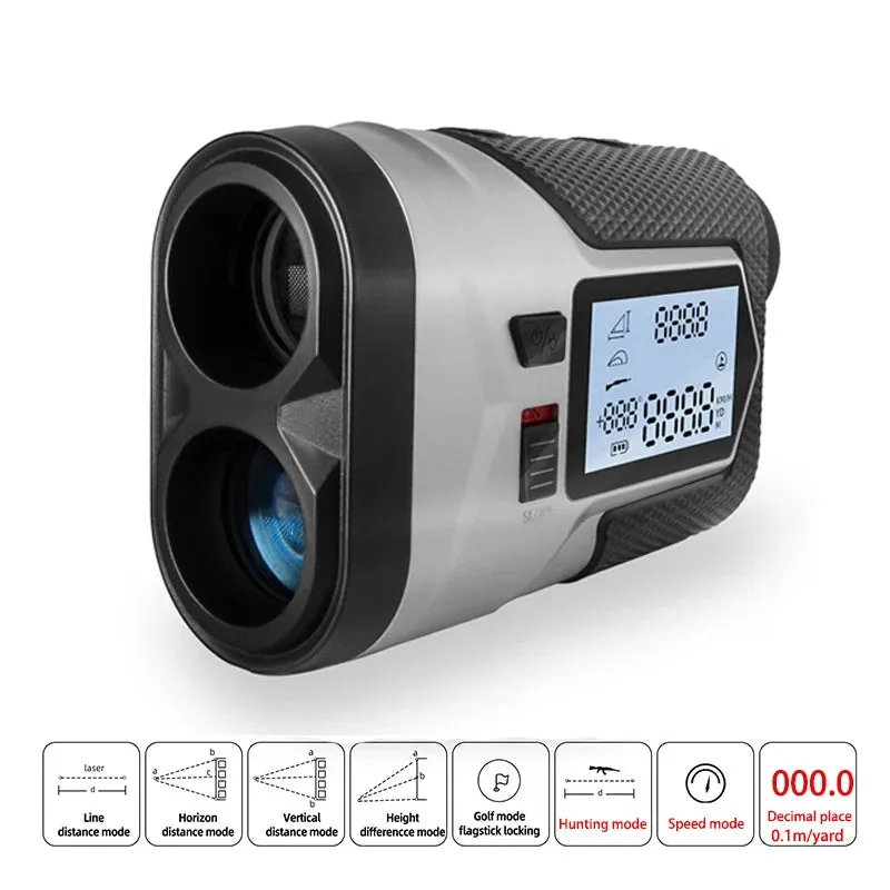 ARTBULL Laser Rangefinder for Hunting 1000m 650m Slope Flag-Lock slope pin Golf rangefinder Distance meter