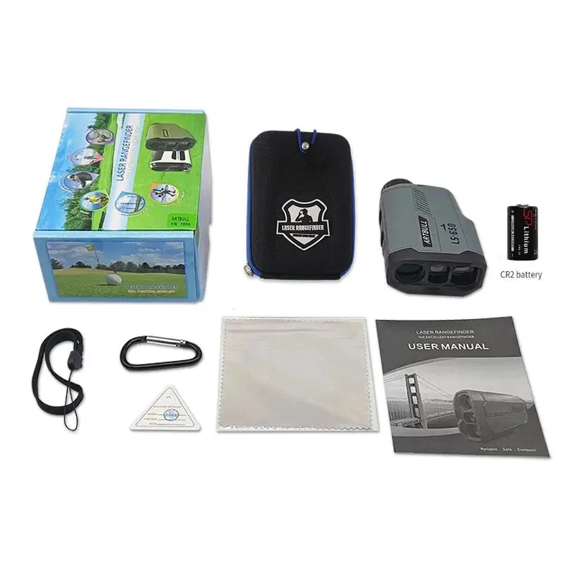 ARTBULL Laser Rangefinder Hunting Outdoor 1200M 650M Golf Rangefinder with Flag-Lock Slope Adjusted Distance Meter