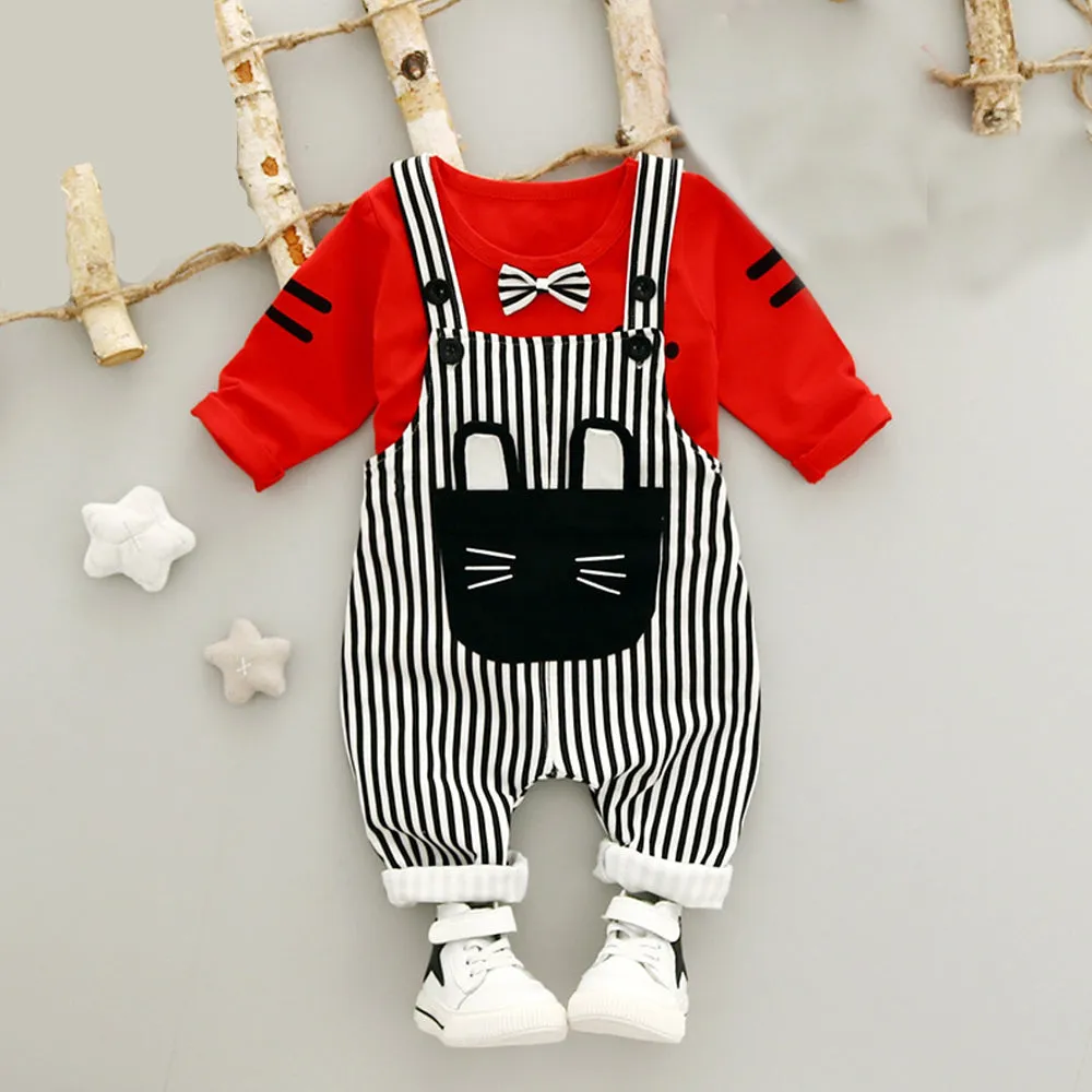 Baby Boy Girl Clothes Set Cartoon