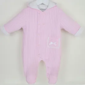 Baby Girls Snowsuit- Pink - Pex