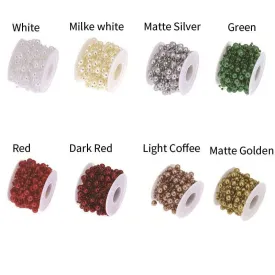 bead chain for featival decoration plastic pearl with fish string