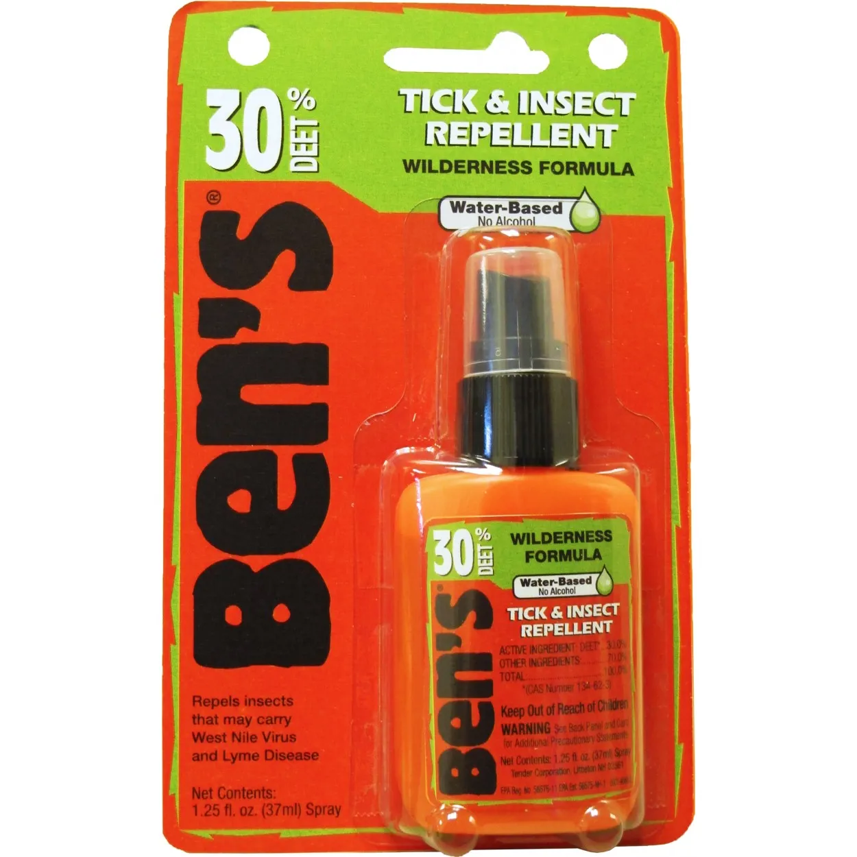 Ben's 30% Tick & Insect Repellent Pump Spray