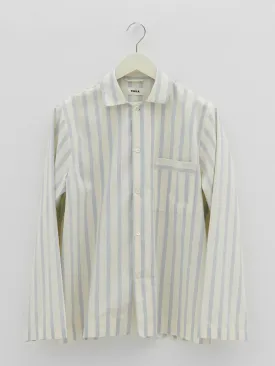 Blue stripe poplin sleepwear