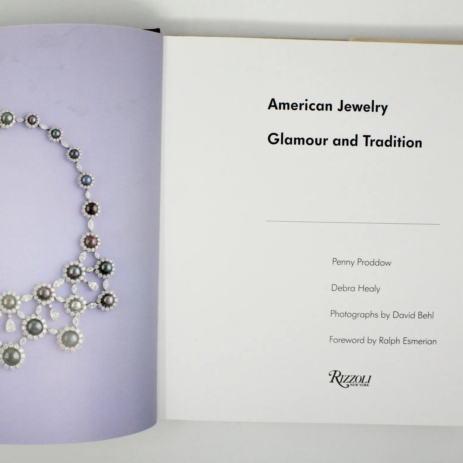 Book, American Jewelry: Glamour and Tradition, Hardcover First Edition 1987