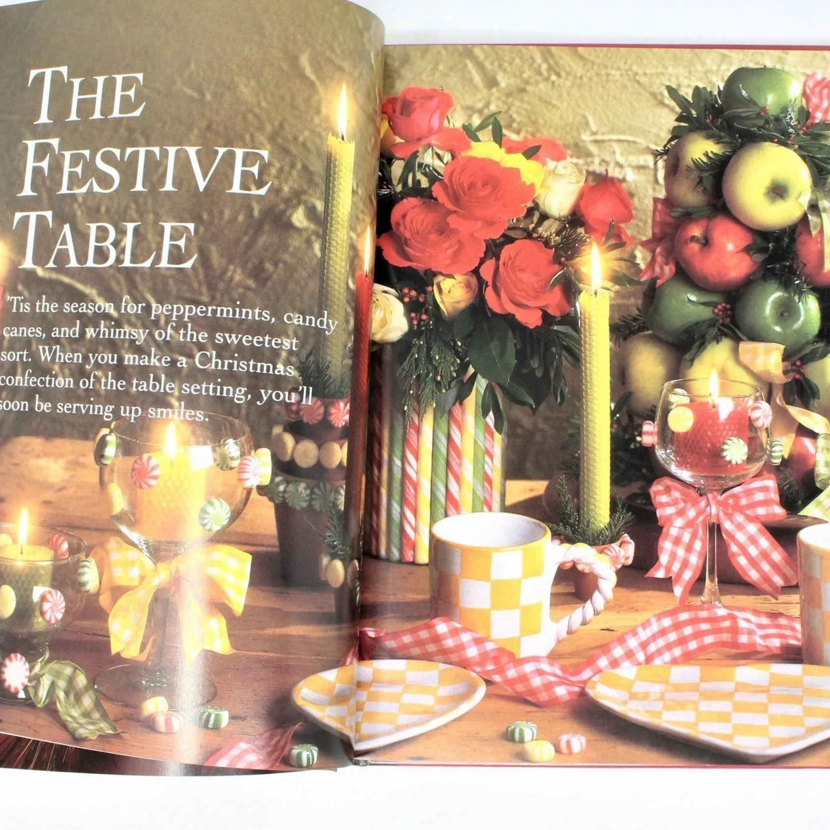 Book, Christmas with Southern Living 1995, Cookbook/Crafts, Hardcover