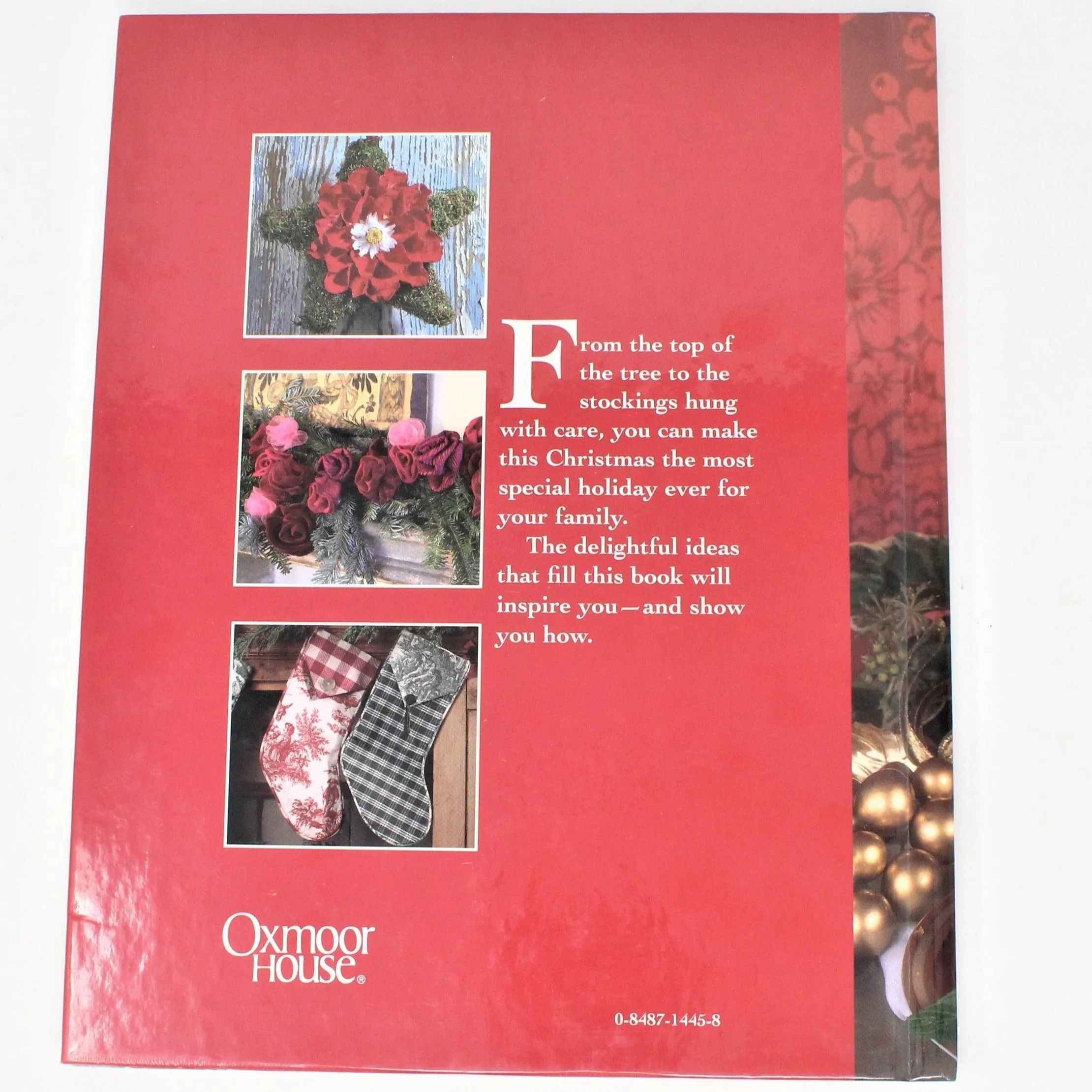 Book, Christmas with Southern Living 1995, Cookbook/Crafts, Hardcover