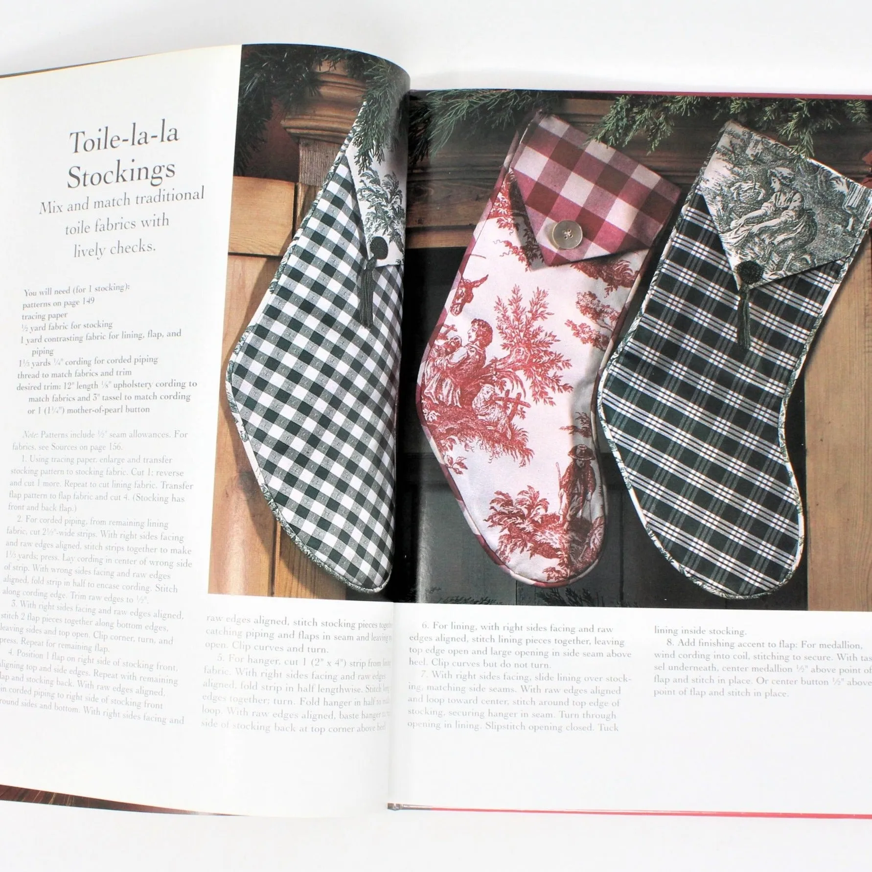 Book, Christmas with Southern Living 1995, Cookbook/Crafts, Hardcover