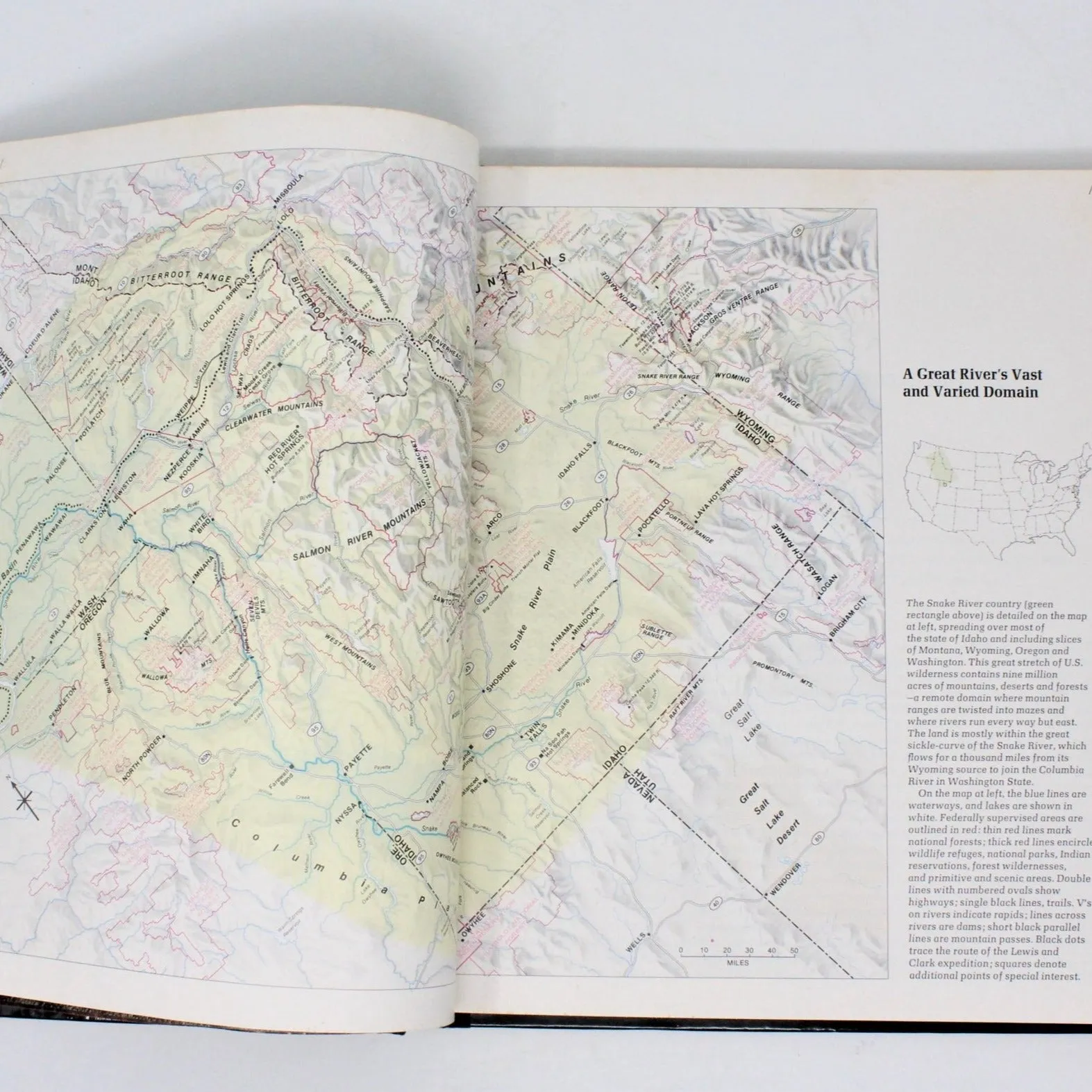 Book, Time-Life, Snake River Country, The American Wilderness, Hardcover, Vintage 1974