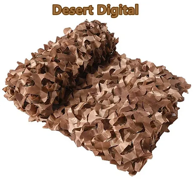 Camouflage Nets White Blue Beige Desert for Hunting Hiding Mesh Outdoor Awning Garden Shading Gazebo