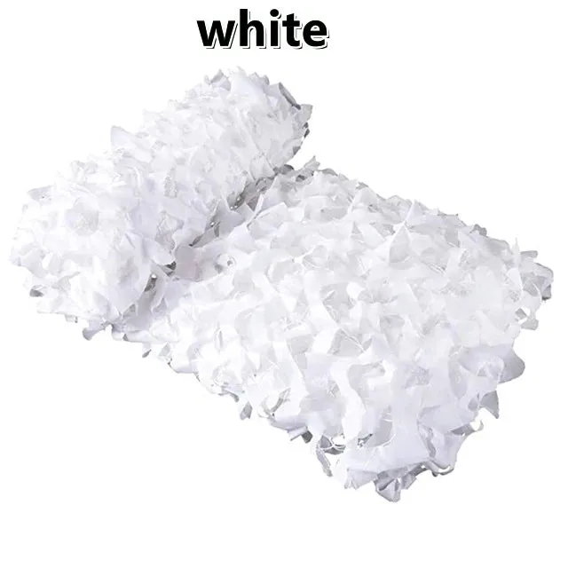 Camouflage Nets White Blue Beige Desert for Hunting Hiding Mesh Outdoor Awning Garden Shading Gazebo