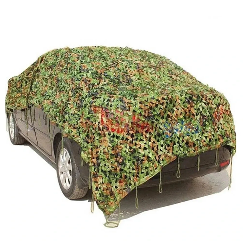 Camouflage Nets White Blue Beige Desert for Hunting Hiding Mesh Outdoor Awning Garden Shading Gazebo