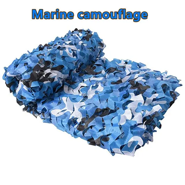Camouflage Nets White Blue Beige Desert for Hunting Hiding Mesh Outdoor Awning Garden Shading Gazebo