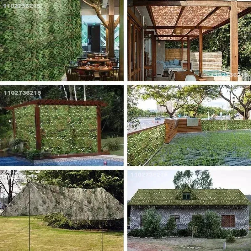 Camouflage Nets White Blue Beige Desert for Hunting Hiding Mesh Outdoor Awning Garden Shading Gazebo