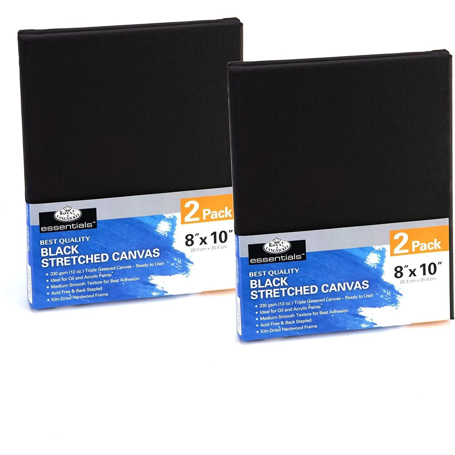 Canvas Board (Black 2 Pack)