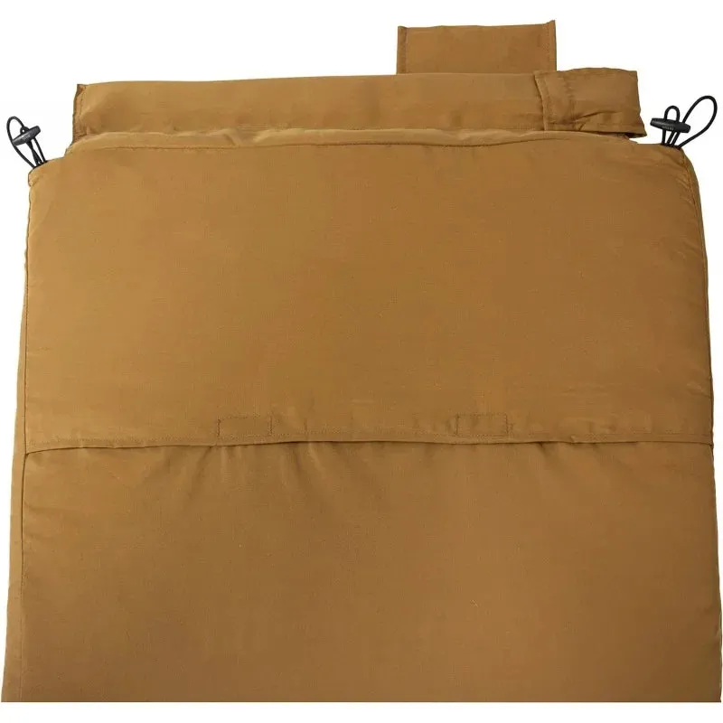 Canvas Camp Pad, Sleeping Pad for Car Camping, Brown，Adventurer Camp Pad | 75" x 24" x 2"