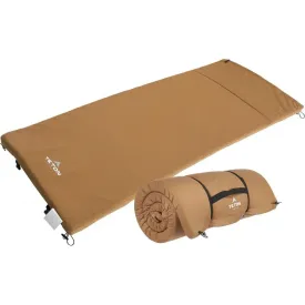 Canvas Camp Pad, Sleeping Pad for Car Camping, Brown，Adventurer Camp Pad | 75" x 24" x 2"