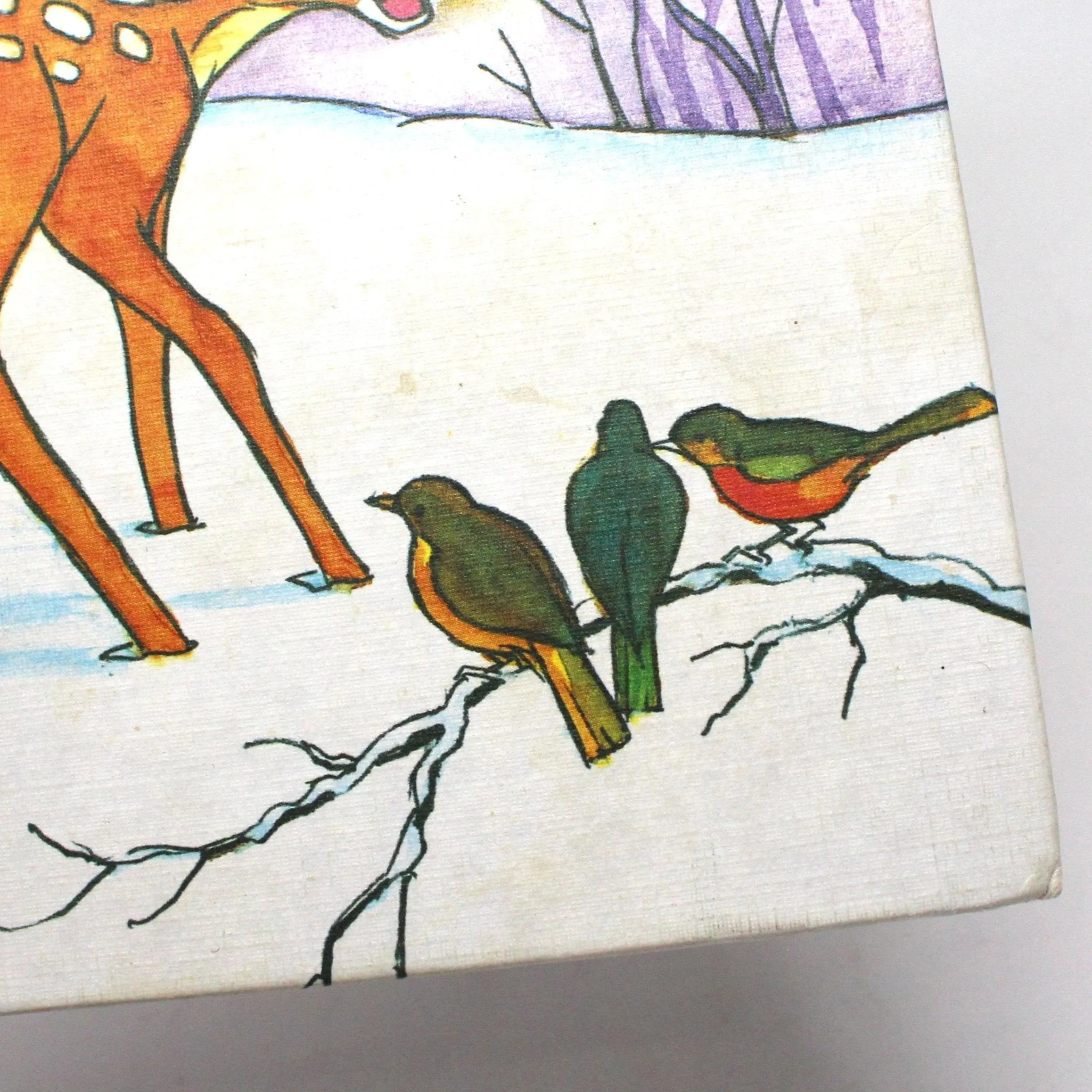 Children's Book, Bambi and the Big Snow, Disney's Wonderful World of Reading, Hardcover, Vintage 1983, Book Club