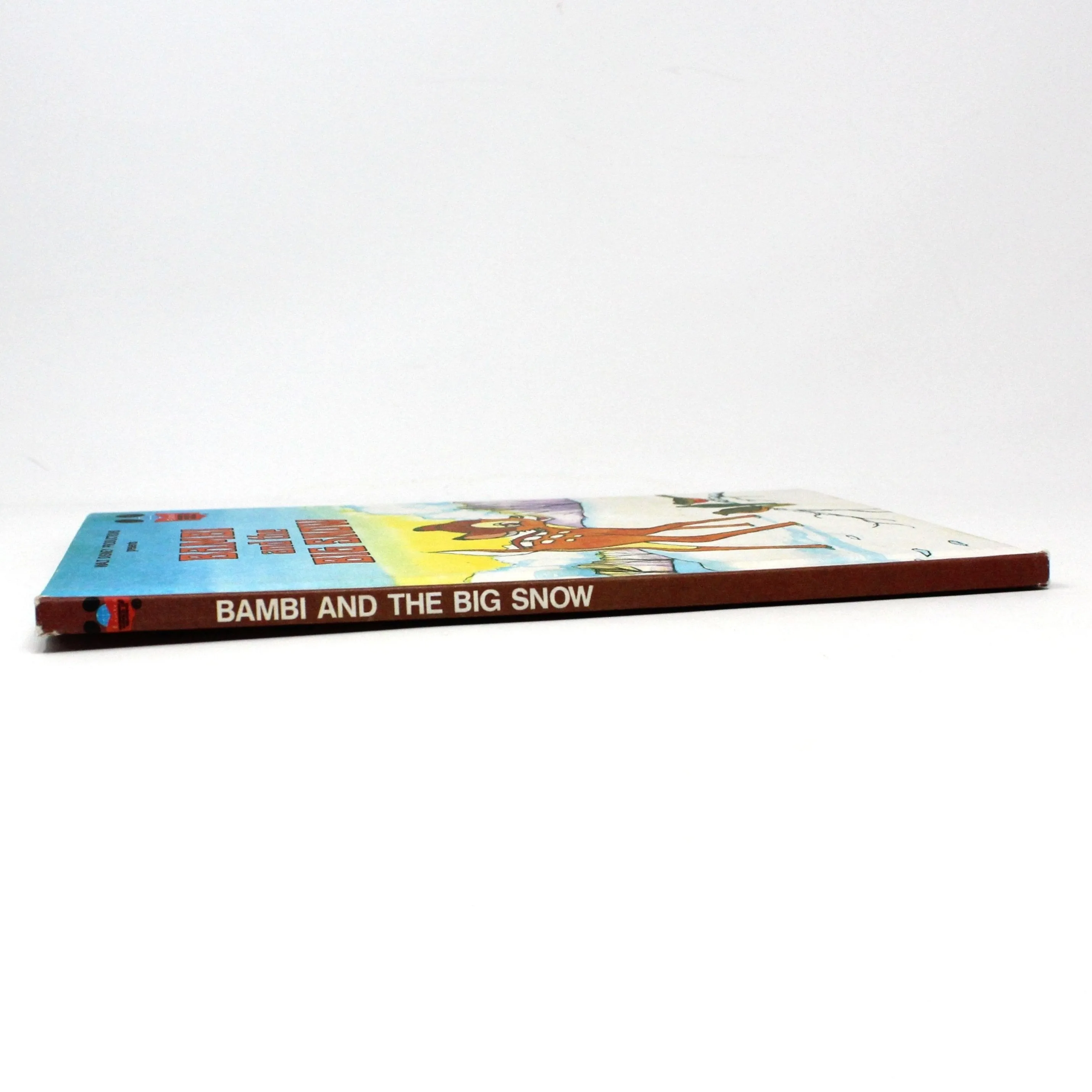 Children's Book, Bambi and the Big Snow, Disney's Wonderful World of Reading, Hardcover, Vintage 1983, Book Club