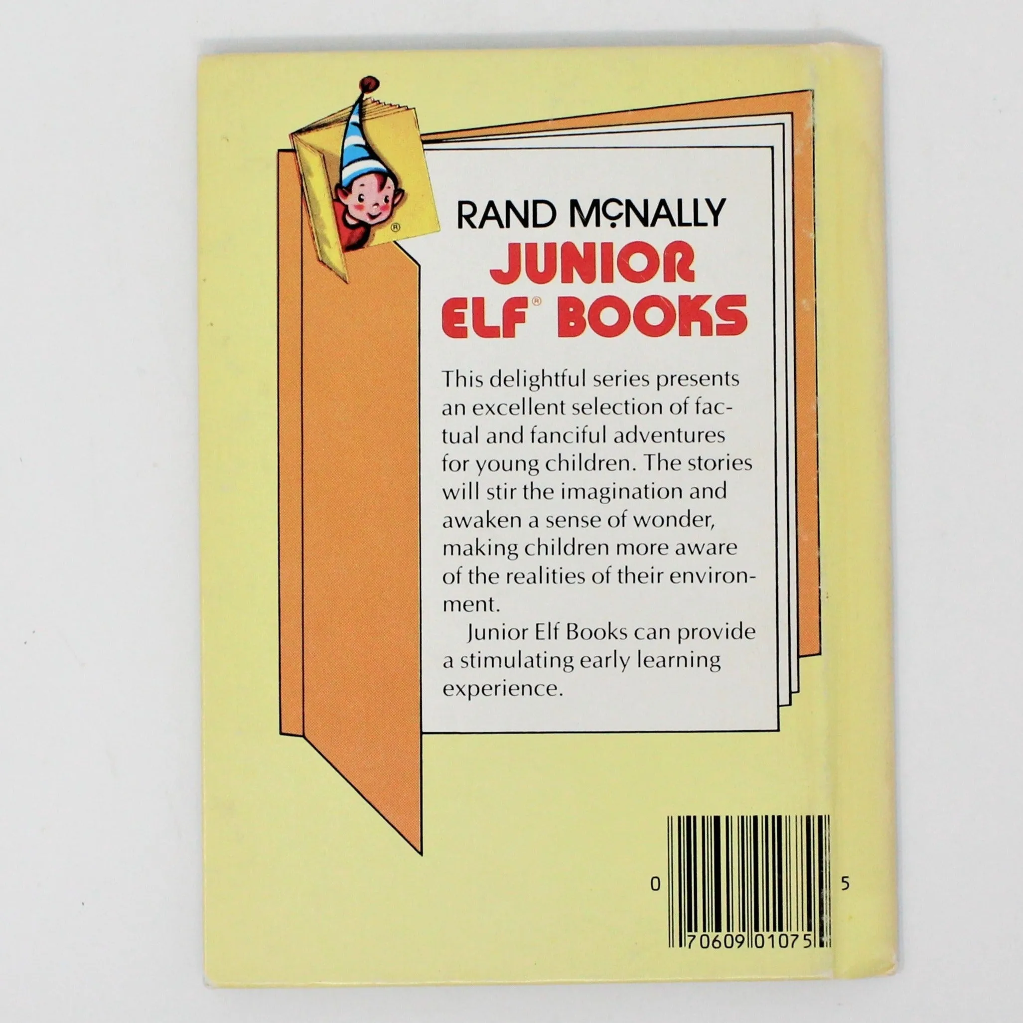 Children's Book, Junior Elf Book, The Three Little Pigs, Rand McNally, Hardcover, Vintage 1956