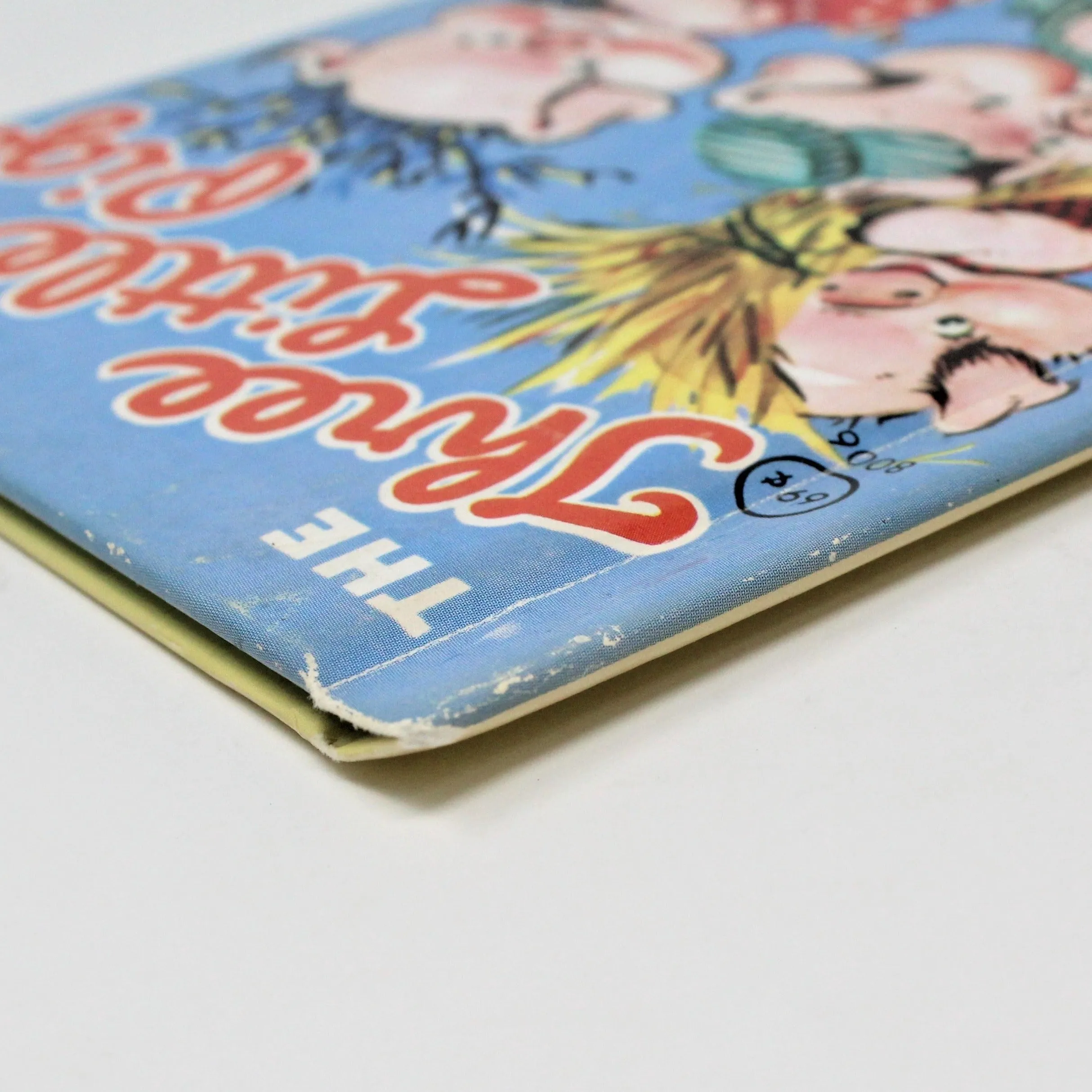 Children's Book, Junior Elf Book, The Three Little Pigs, Rand McNally, Hardcover, Vintage 1956