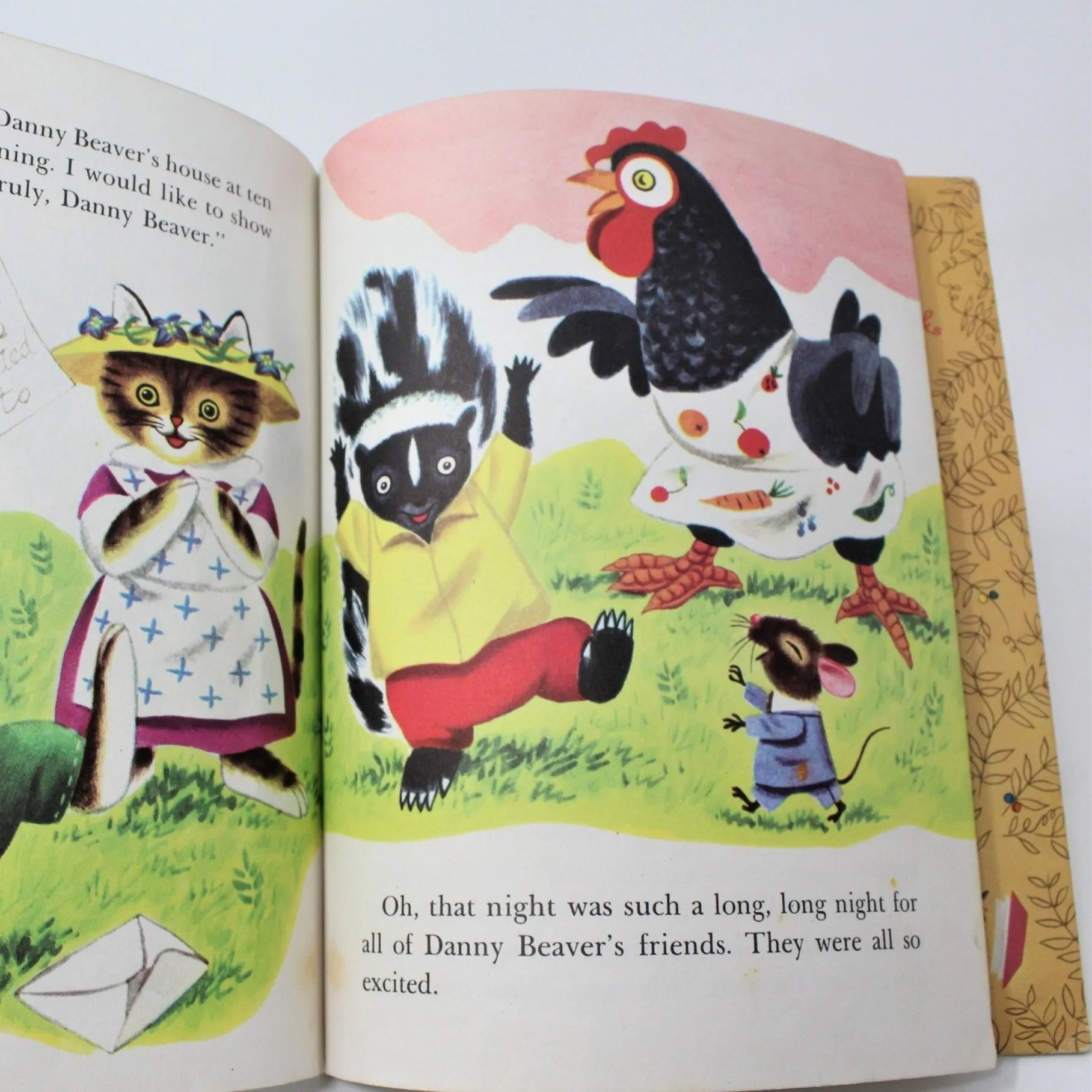 Children's Book, Little Golden Book, Danny Beaver's Secret, Hardcover, Vintage 1953