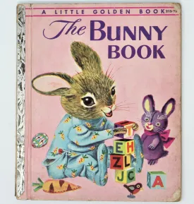 Children's Book, Little Golden Book, The Bunny Book, Hardcover, Vintage 1955