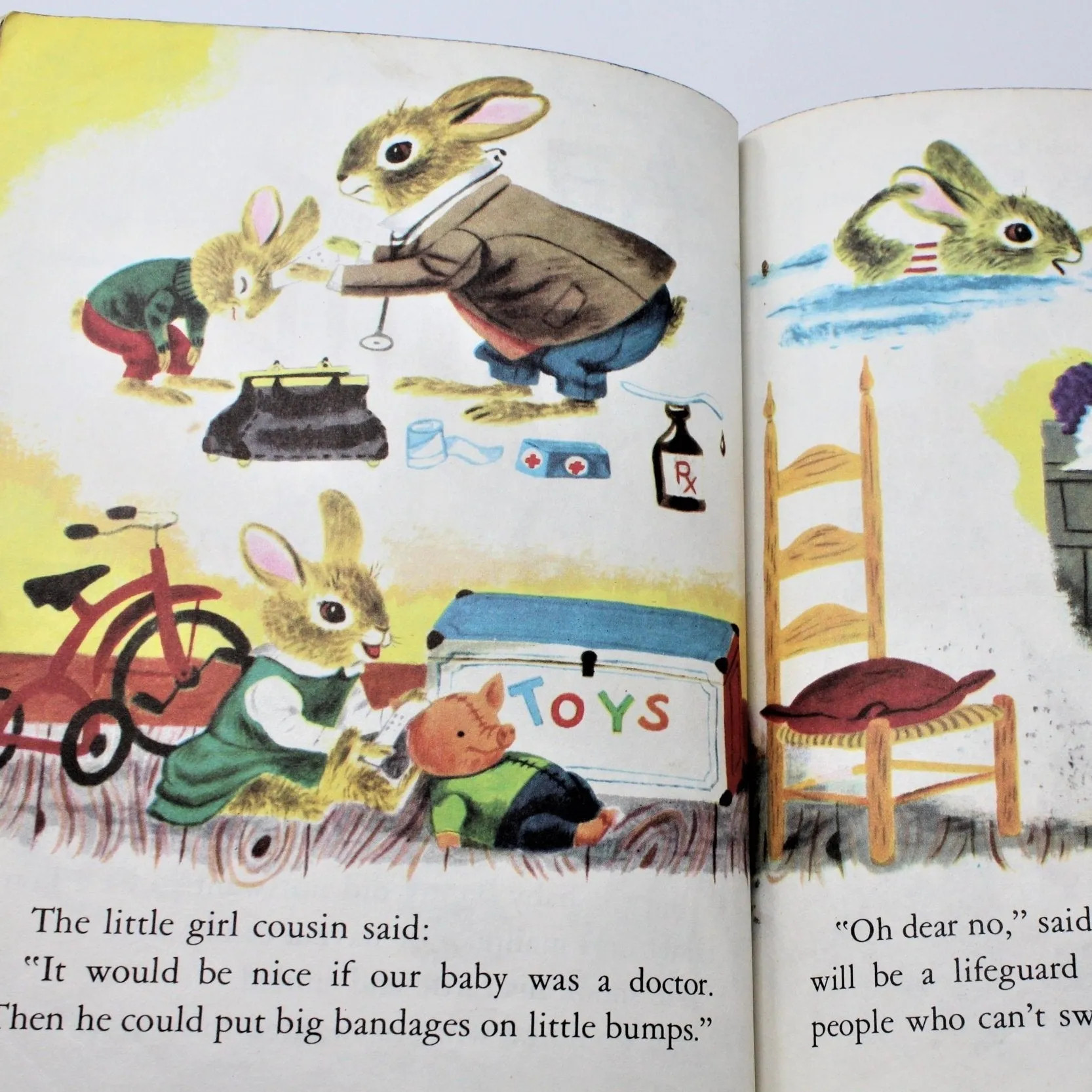 Children's Book, Little Golden Book, The Bunny Book, Hardcover, Vintage 1955