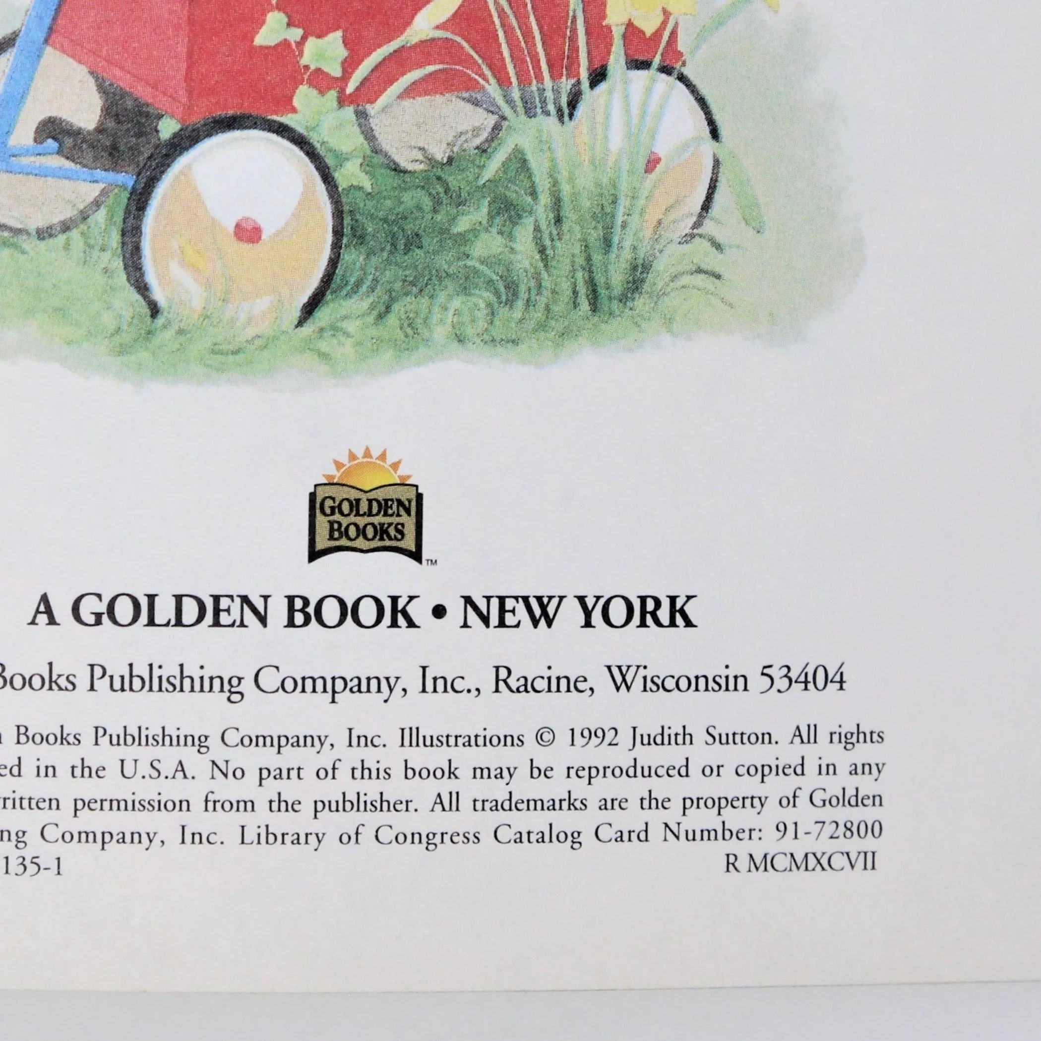 Children's Book, Little Golden Book, The Velveteen Rabbit, Hardcover, 1997