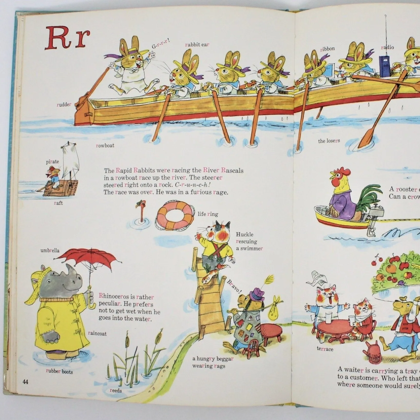 Children's Book, Richard Scarry's ABC Word Book, Hardcover, Vintage 1971