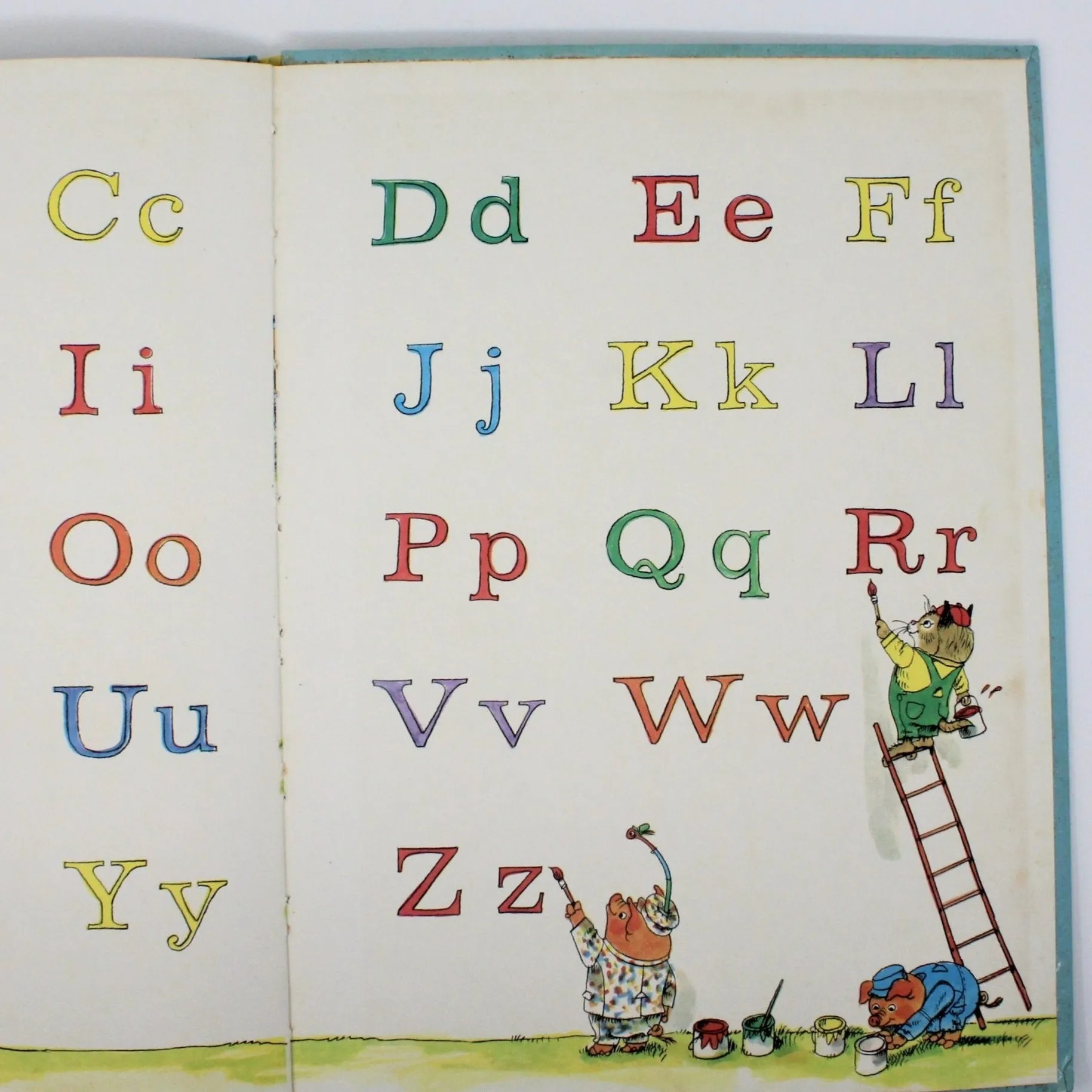 Children's Book, Richard Scarry's ABC Word Book, Hardcover, Vintage 1971