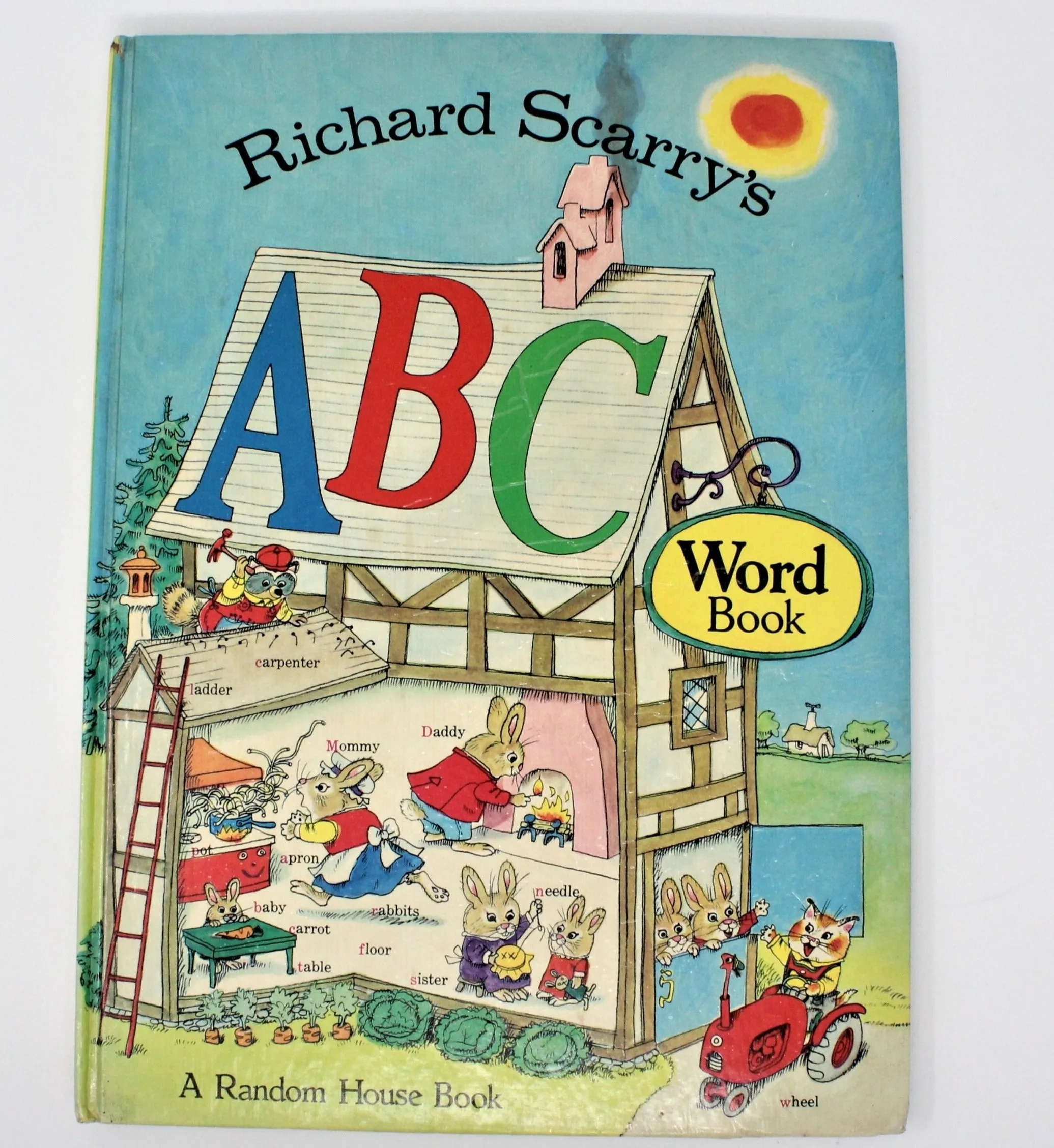 Children's Book, Richard Scarry's ABC Word Book, Hardcover, Vintage 1971