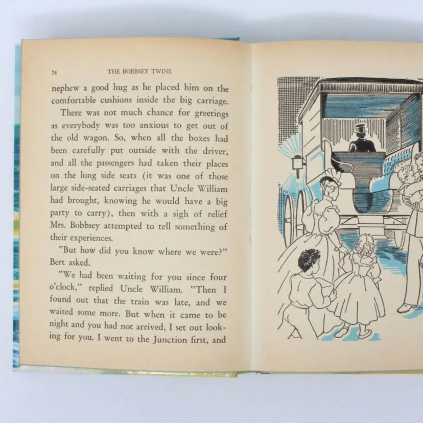 Children's Book, The Bobbsey Twins at the Seashore, Hardcover, Vintage 1954