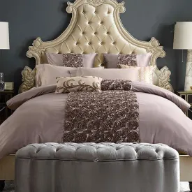 Classical Retro Stereoscopic Embellishment Luxury 6-Piece Polyester Duvet Cover Sets