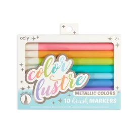 Colour Lustre Metallic Brush Markers
