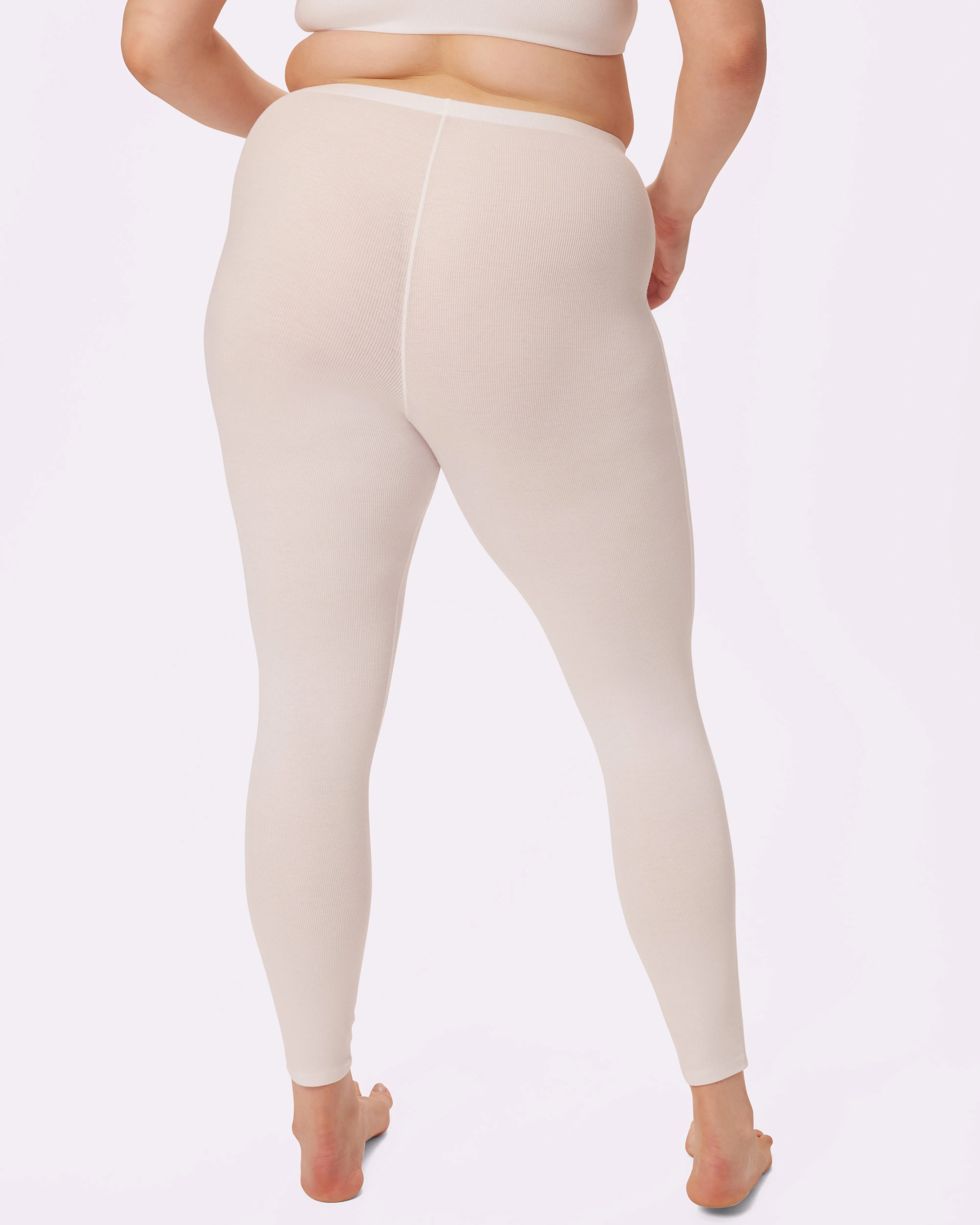 Comfort Rib Leggings | Lush Rib | Archive (Glacier)