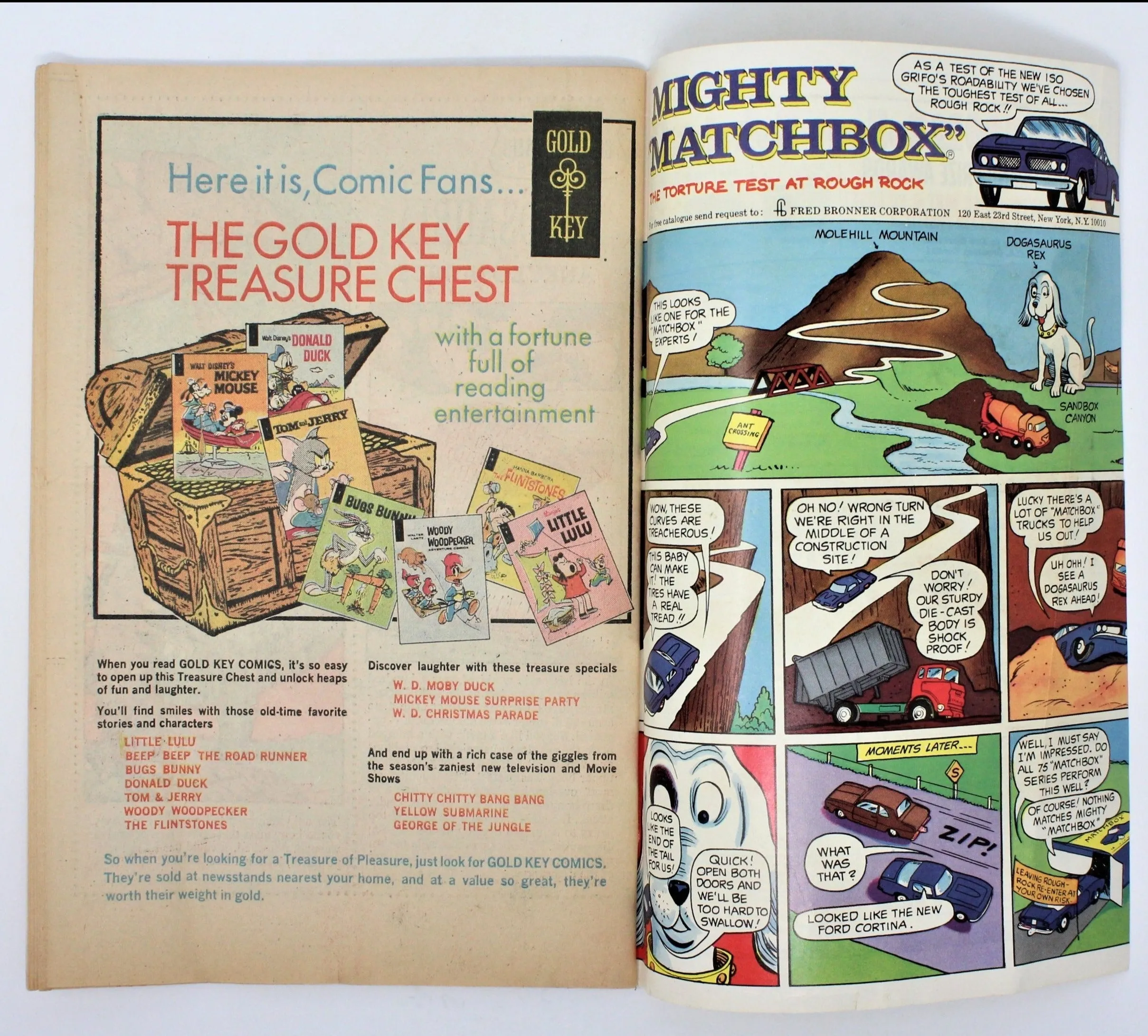 Comic Book, Gold Key, The Road Runner #10, Vintage 1969