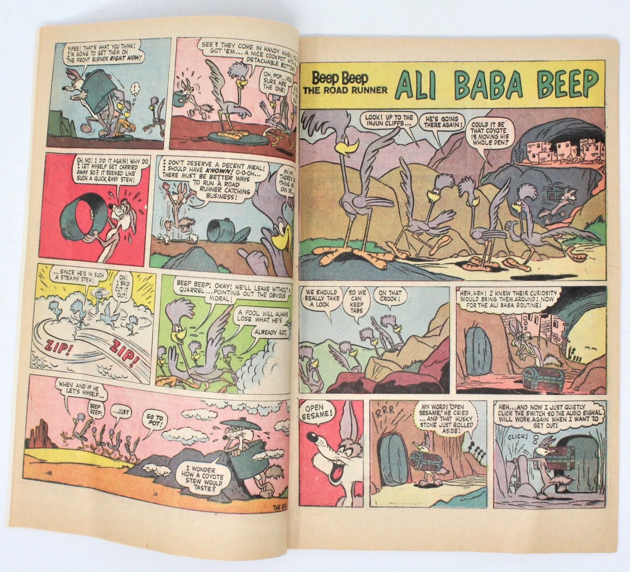Comic Book, Gold Key, The Road Runner #10, Vintage 1969
