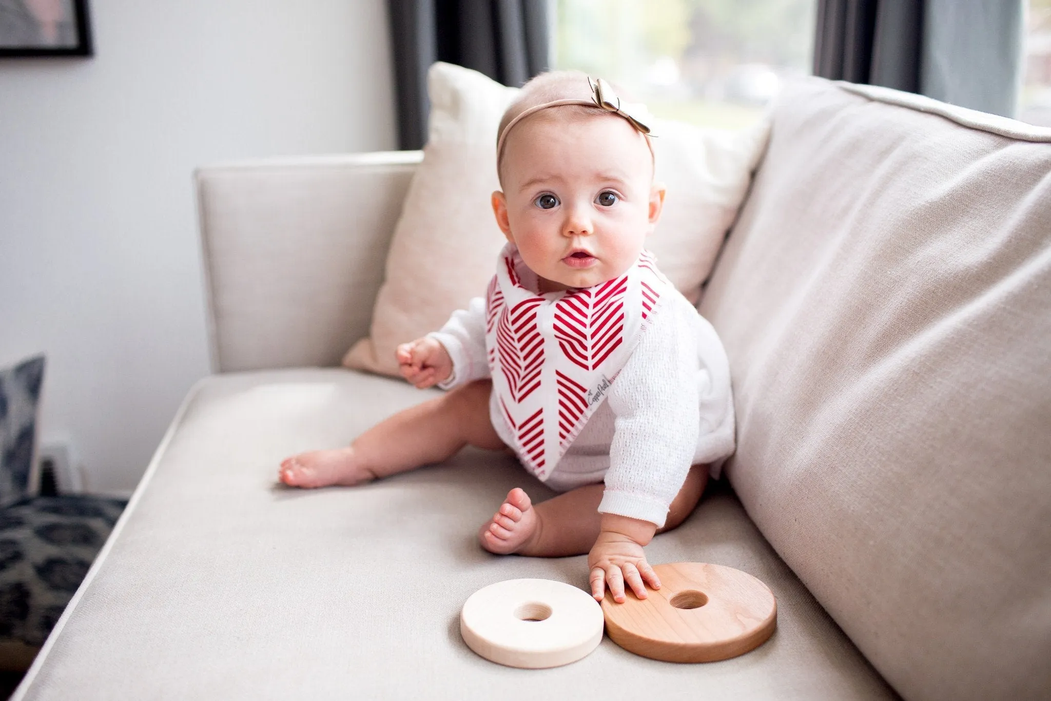 Copper Pearl Baby Bandana Bibs | Indie