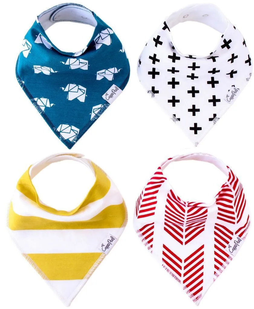 Copper Pearl Baby Bandana Bibs | Indie