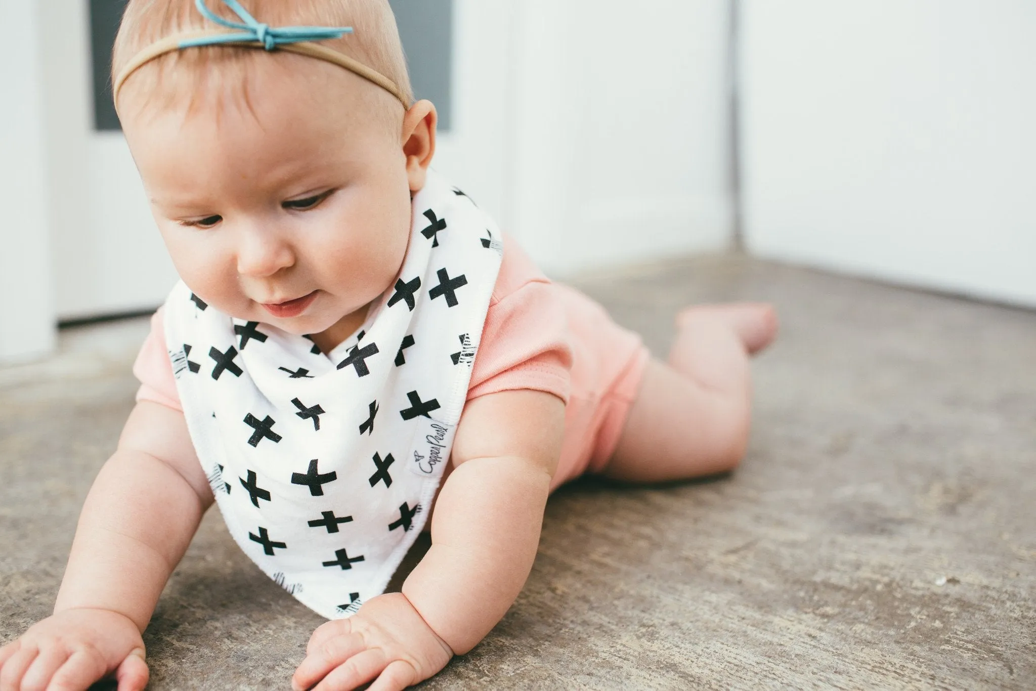 Copper Pearl Baby Bandana Bibs | Indie