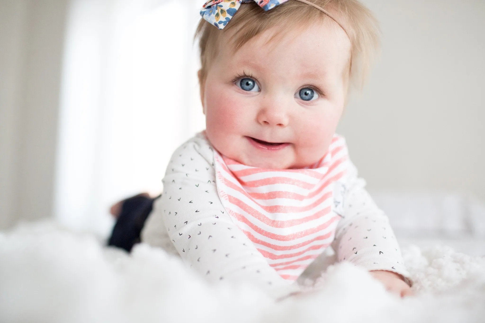 Copper Pearl Baby Bandana Bibs | Isla